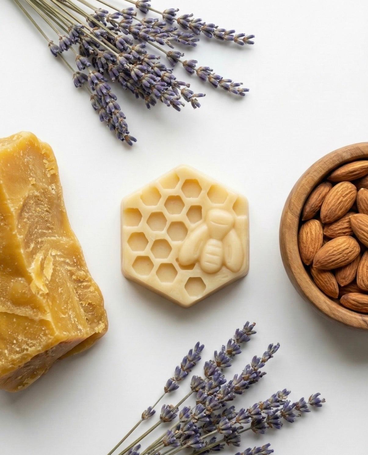 The Hive Bar | Ritual
Solid Beeswax Massage Serum (Lavender)