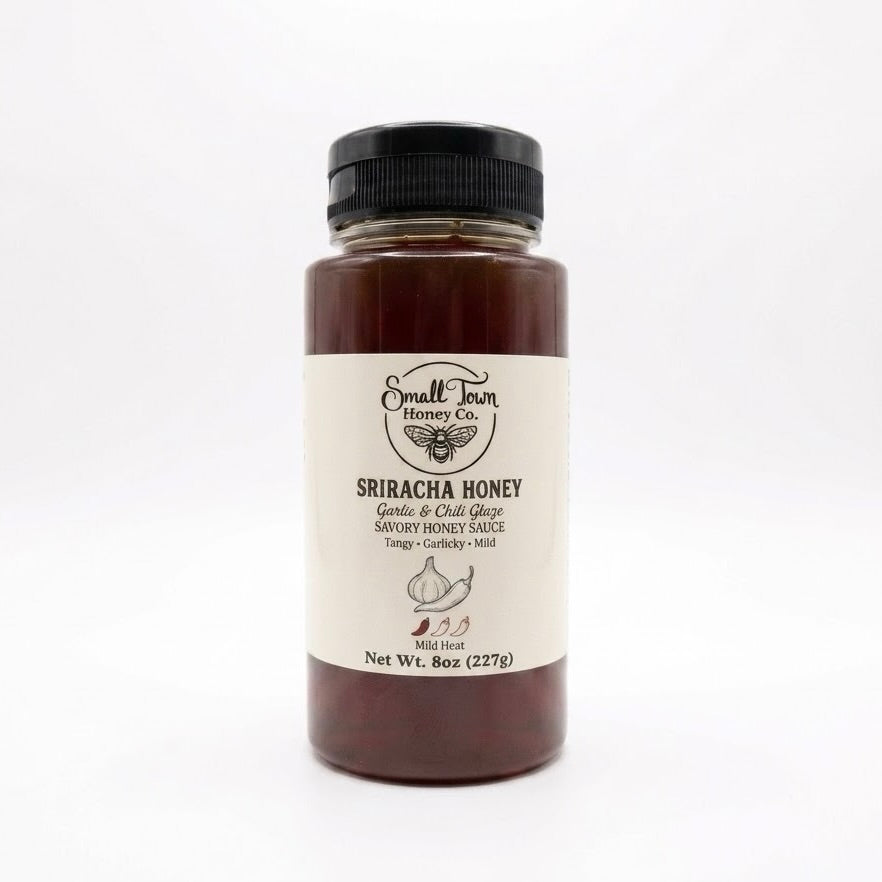 Sriracha Honey: Garlic & Chili Glaze (8oz Net Wt. / 227g)