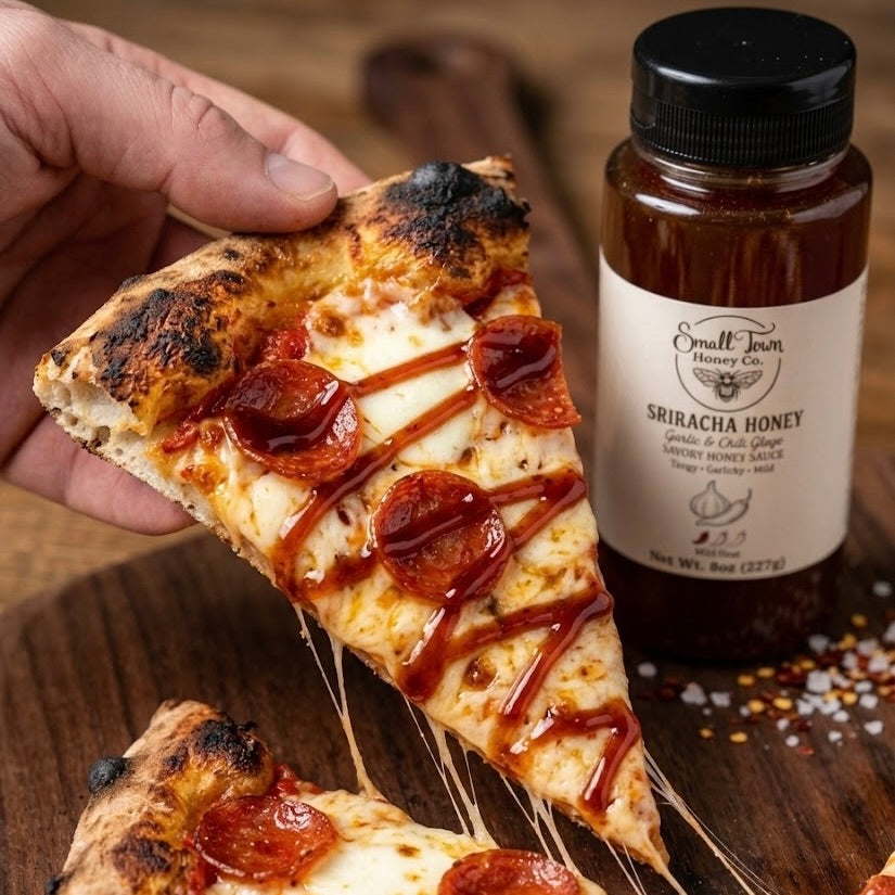 Sriracha Honey: Garlic & Chili Glaze (8oz Net Wt. / 227g)