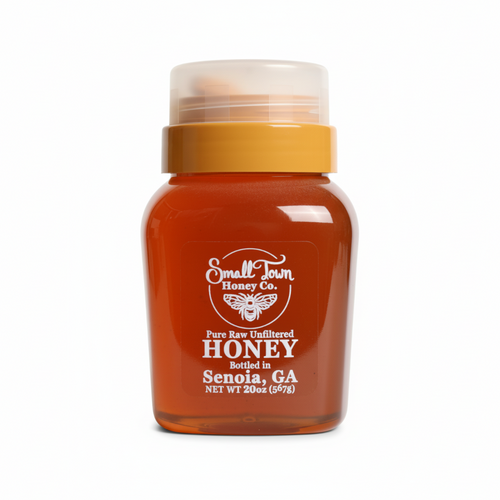 Raw Georgia Wildflower Honey | 20 oz Pour Bottle – Small Town Honey Co